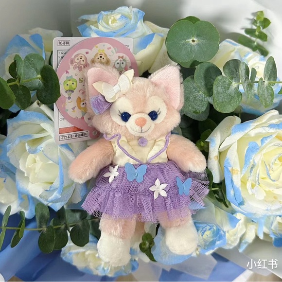 Tokyo Disney 40th Anniversary LinaBell Plush Keychain 💜 - Picture 3 of 4